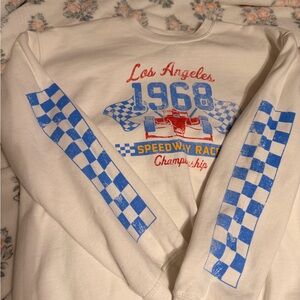 PacSun White Speedway Race 1968 Sweatshirt